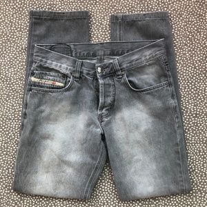 Diesel Light Gray Straight Leg Jeans W31